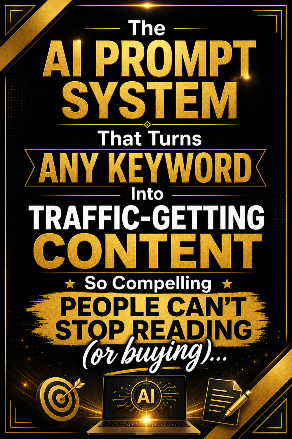 The AI Prompt System that turns any keyword into traffic-getting content