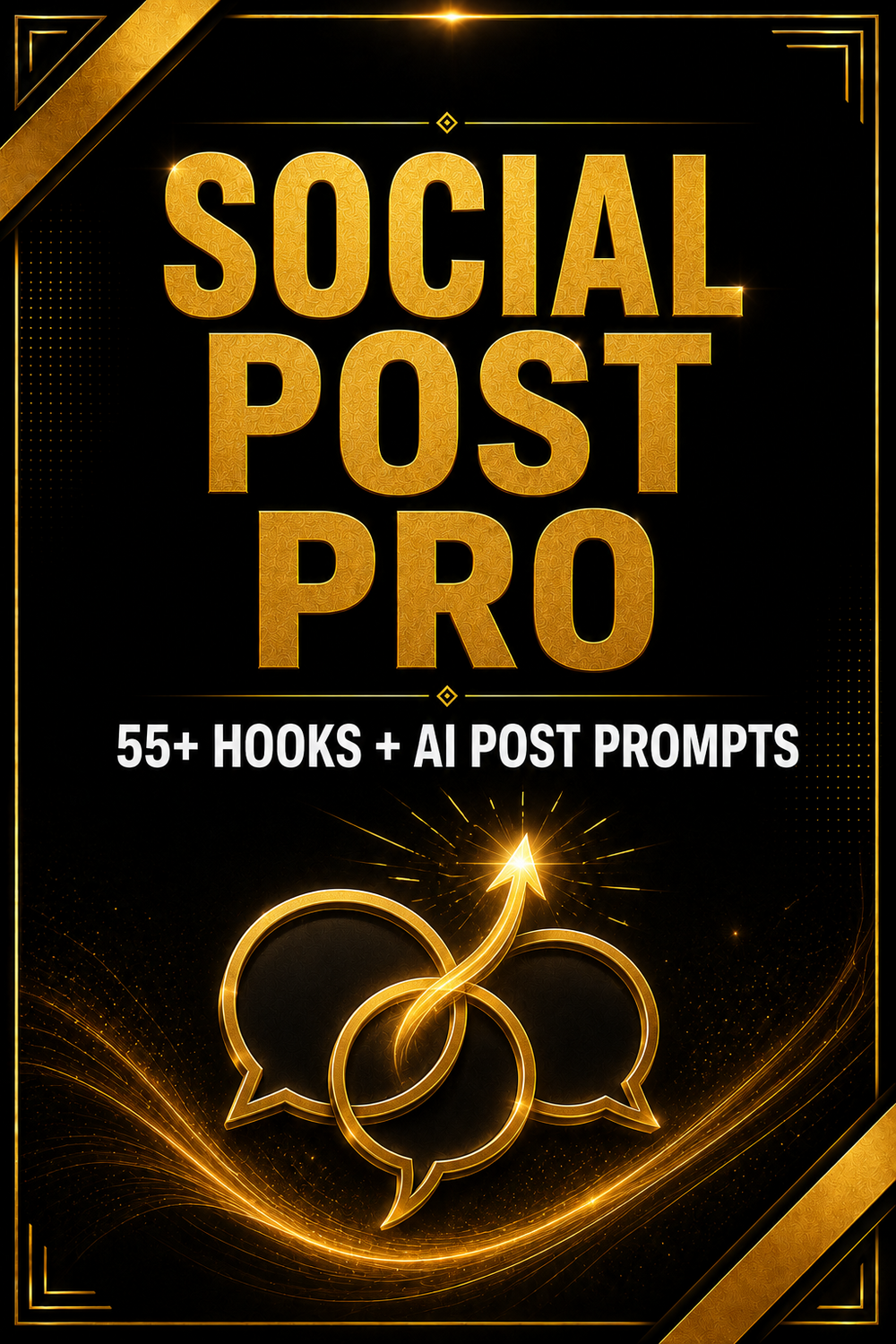 Social Post Pro — more than 55 hooks and AI post prompts